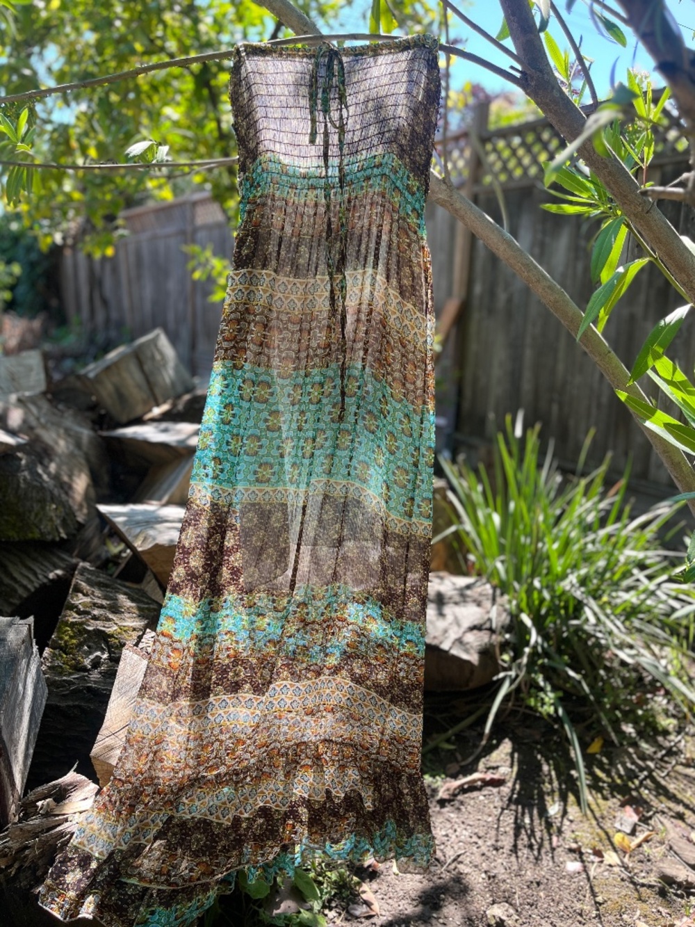Bohemian Maxi Dress || Size L